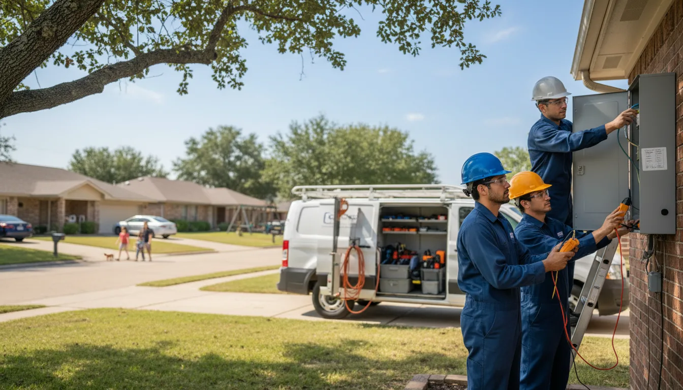 Certified electrician providing emergency electrical services in Deepwater, MO